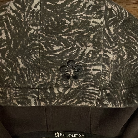 Tuff athletics, grey and dark grey soft zip up - Picture 3 of 8